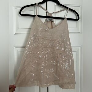 Grace Karin Elegant Beige Top